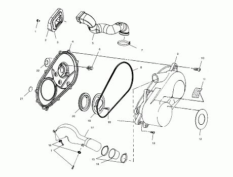 CLUTCH COVER - A01CB32AA (4963966396B012)