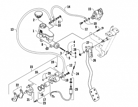 HYDRAULIC BRAKE ASSEMBLY