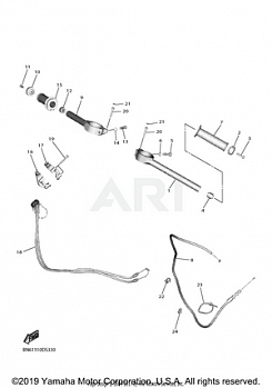 STEERING HANDLE CABLE