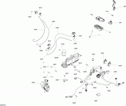 Electrical System Freeride, Summit 850 E-TEC - Shot Starter