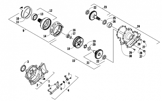 GEARCASE ASSEMBLY