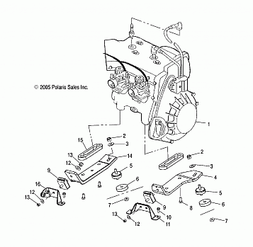 ENGINE MOUNTING - S06NJ5BSA (4997279727C04)