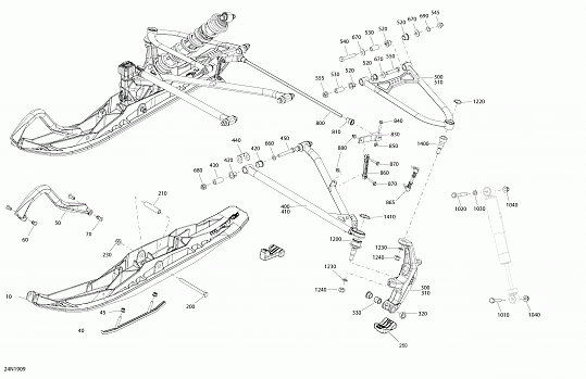 Front Suspension And Ski - 800R E-TEC