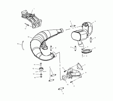 EXHAUST - S01NP5CS (4960406040C004)