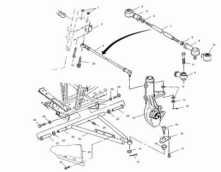 A-ARM/STRUT MOUNTING - A00CH50AA (4954805480C004)