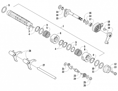 GEAR SHIFTING ASSEMBLY