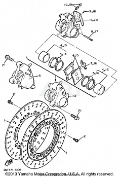 FRONT BRAKE CALIPER