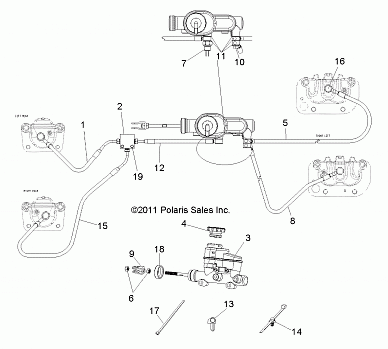 BRAKES, LINES and MASTER CYLINDER - R14RH45AA (49RGRBRAKELINES12400)