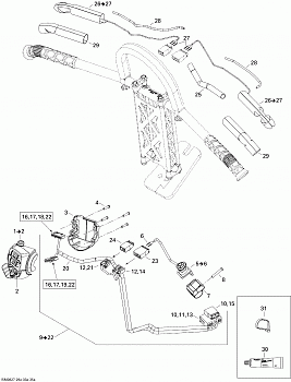 Steering Wiring Harness 800R