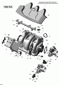 Air Intake Manifold And Throttle Body _V1