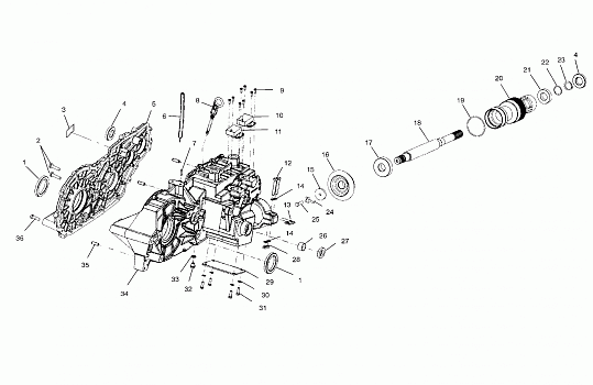 GEARCASE (Cases and Snorkel) - A02CH42AA (4968536853C12)