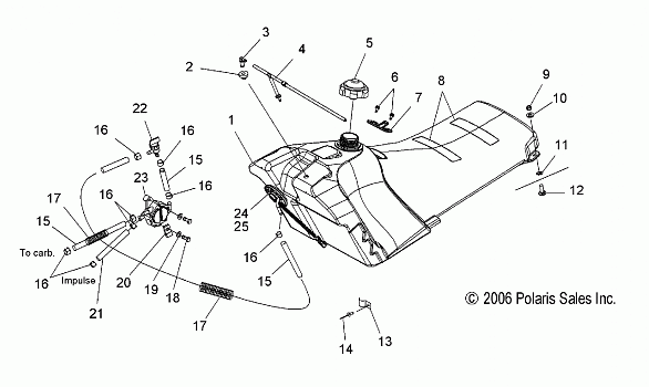 FUEL SYSTEM - S06PS6FS/FSA (49SNOWFUEL06600HO)