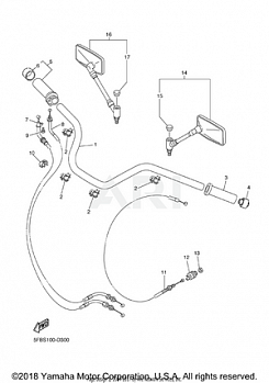 STEERING HANDLE CABLE