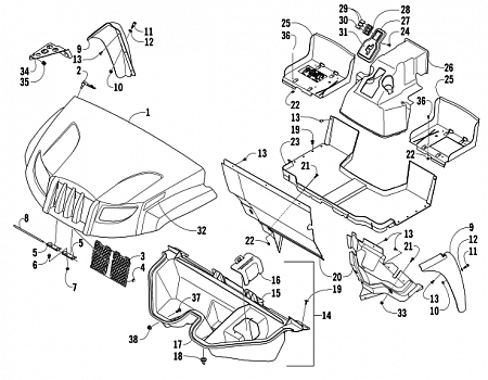 FRONT BODY PANEL ASSEMBLY