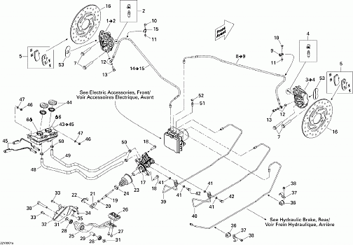 Hydraulic Brake, Front SE5 Electronic