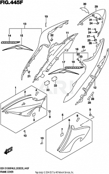 FRAME COVER (GSX-S1000FYAL9 E33)