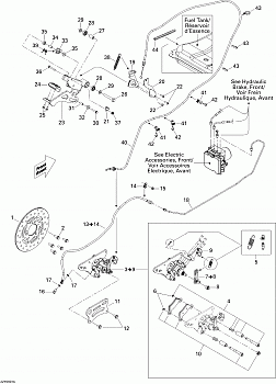 Hydraulic Brake, Rear SE5 Electronic