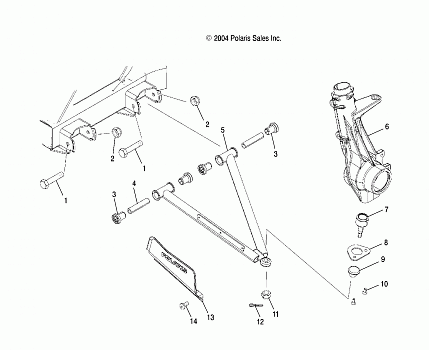 A-ARM/STRUT MOUNTING - R05RD68AA/AB (4998269826B14)