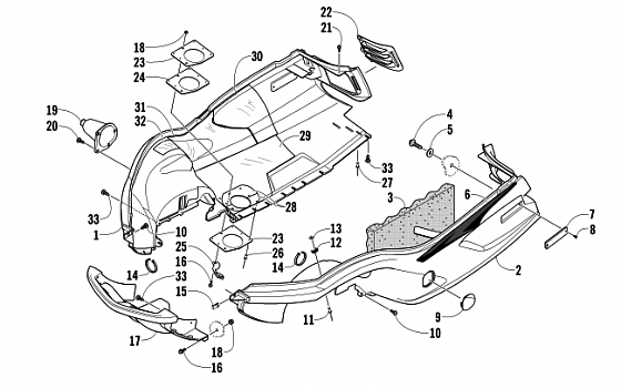 BELLY PAN AND FRONT BUMPER ASSEMBLY