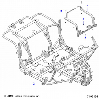 CHASSIS, MAIN FRAME - A20HZB15A1/A2/B1/B2 (C102154)