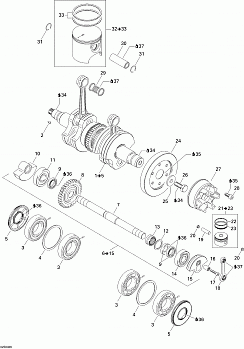 Crankshaft And Pistons