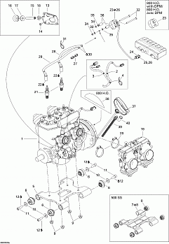 Engine And Engine Support, 800HO