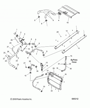 ENGINE, COOLING SYSTEM - S17DDJ6PEM (600312)