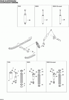 Rear Suspension Shocks FAN