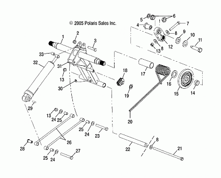 TORQUE ARM, REAR - S07NP5CS/CE (4997239723B08)