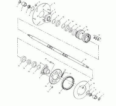 REAR HOUSING - A01BA50AA (4963716371C003)