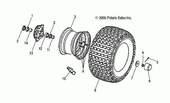 FRONT WHEEL - A04KA05CA (4999202359920235B07)