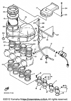 AIR FILTER NONCALIFORNIA MODEL