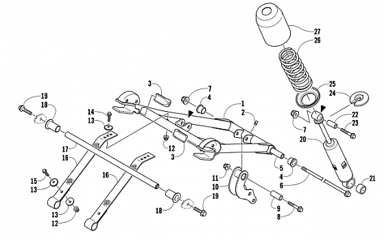 REAR SUSPENSION FRONT ARM ASSEMBLY