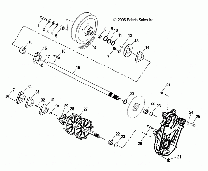 DRIVE TRAIN - S07NP5CS/CE (49SNOWDRIVETRAIN500XCSP)