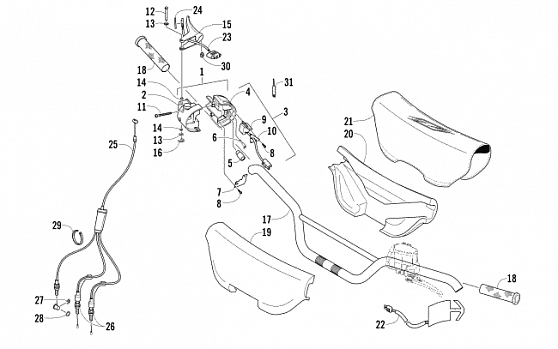 HANDLEBAR AND CONTROLS