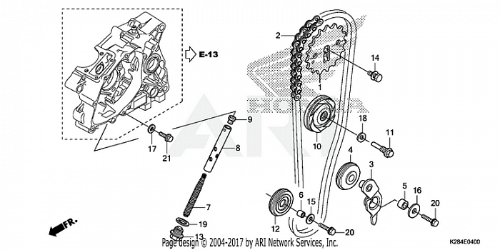 CAM CHAIN + TENSIONER