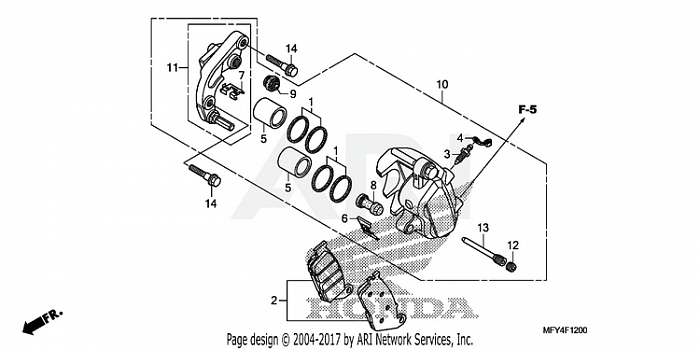 FRONT BRAKE CALIPER