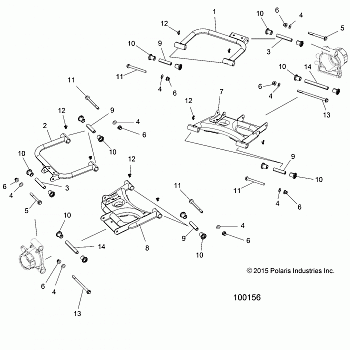 SUSPENSION, REAR CONTROL ARMS - A16DAH57A1 (100156)