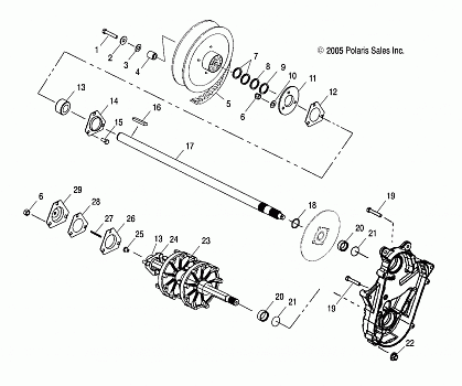 DRIVE TRAIN - S06NP5BSA/NE5BSB (4997239723C05)