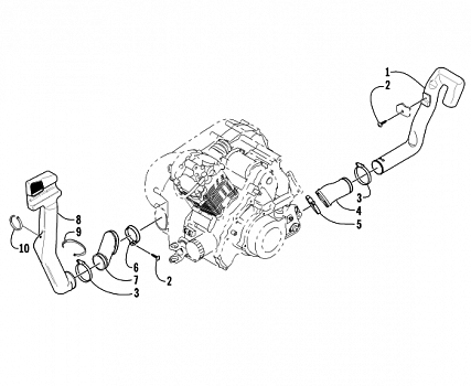 CASE/BELT COOLING ASSEMBLY