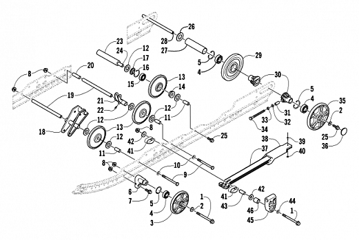 IDLER WHEEL ASSEMBLY