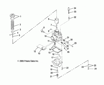 ENGINE, CARBURETOR - S07NP5BS/BE (4997239723C14)