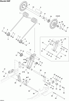 Rear Arm SKANDIC 550F