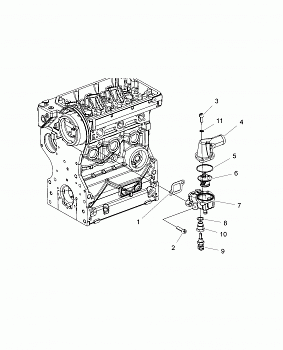 ENGINE, THERMOSTAT ASM. - R15RTAD1FA (49RGRTHERMO15DSL)
