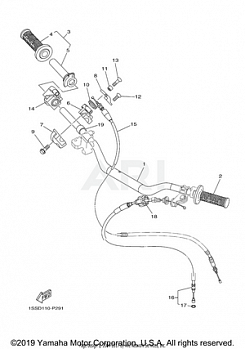 STEERING HANDLE CABLE