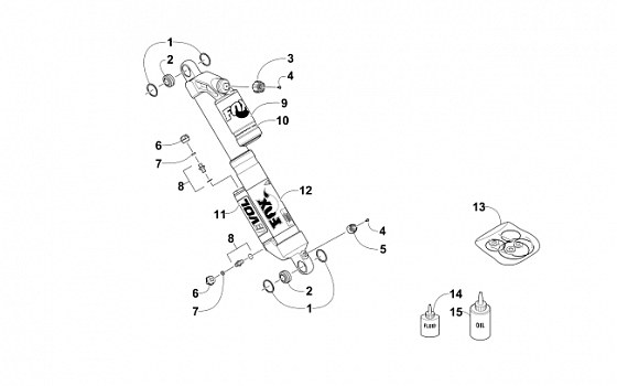 FRONT SUSPENSION SHOCK ABSORBER