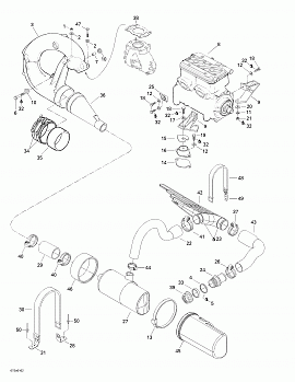 Engine Support And Muffler