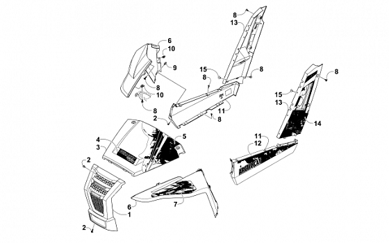 FRONT AND SIDE PANEL ASSEMBLIES