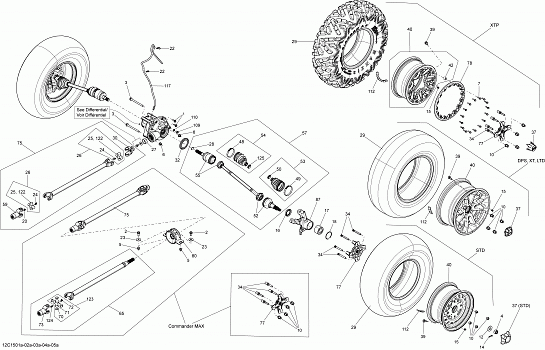 Drive System, Front _12C1502a