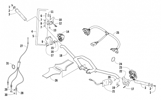 HANDLEBAR AND CONTROLS